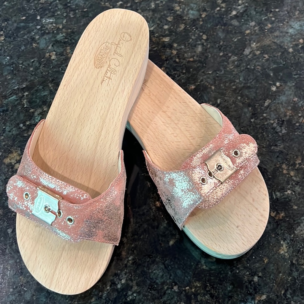 Dr. Scholl’s Celine Pink Collaboration sandal size 9M